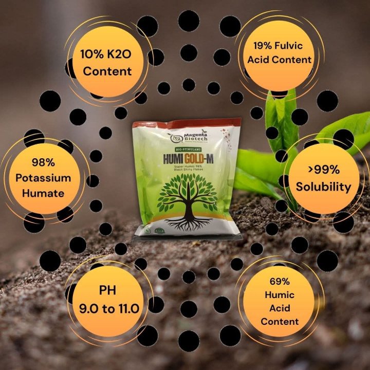 Humi Gold-M Humic Acid 98% (Super Potassium Humate) Biostimulants – thumb